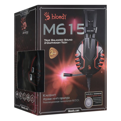 Наушники A4Tech Bloody M615 черный