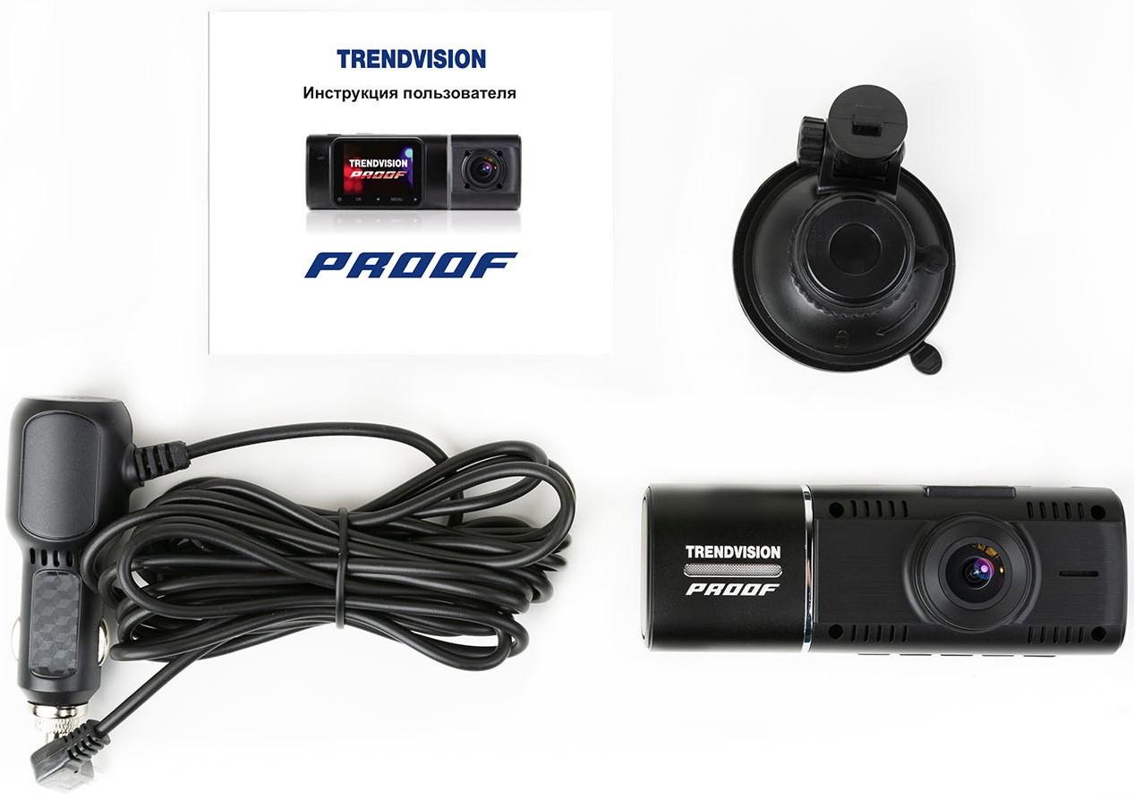 Автомобильный видеорегистратор TrendVision Proof PRO черный