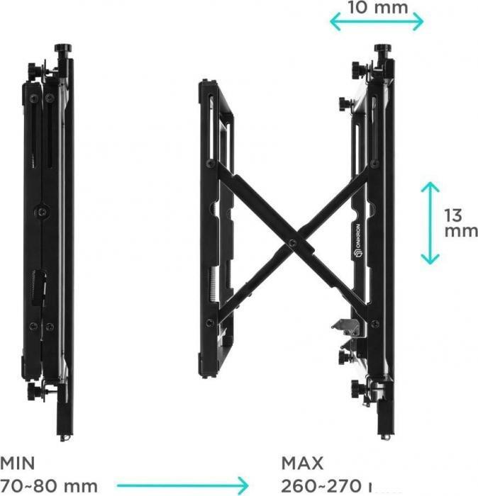 Кронштейн OnKron PRO7M черный