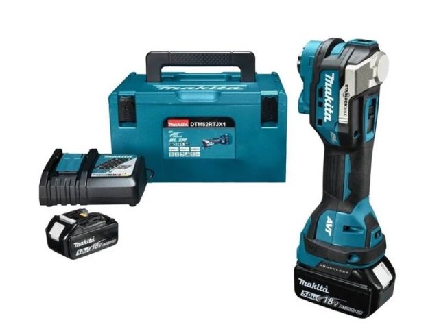 Аккум. многофункциональный инструмент (реноватор) MAKITA LXT DTM 52 RTJX1 MAKPAC (18.0 В, 2 акк., 5.0 А/ч, Li-Ion, 20000 об/мин)