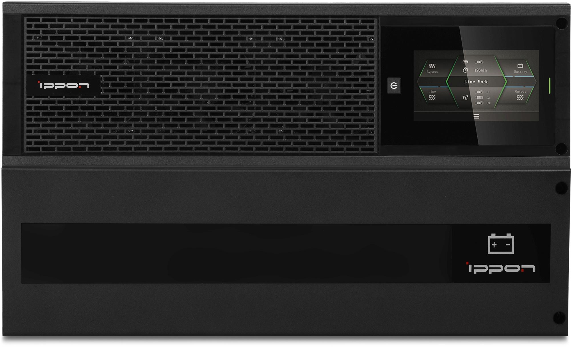 Источник бесперебойного питания Ippon Innova Unity RT 3-3 10K 10000Вт 10000ВА черный (1445970)