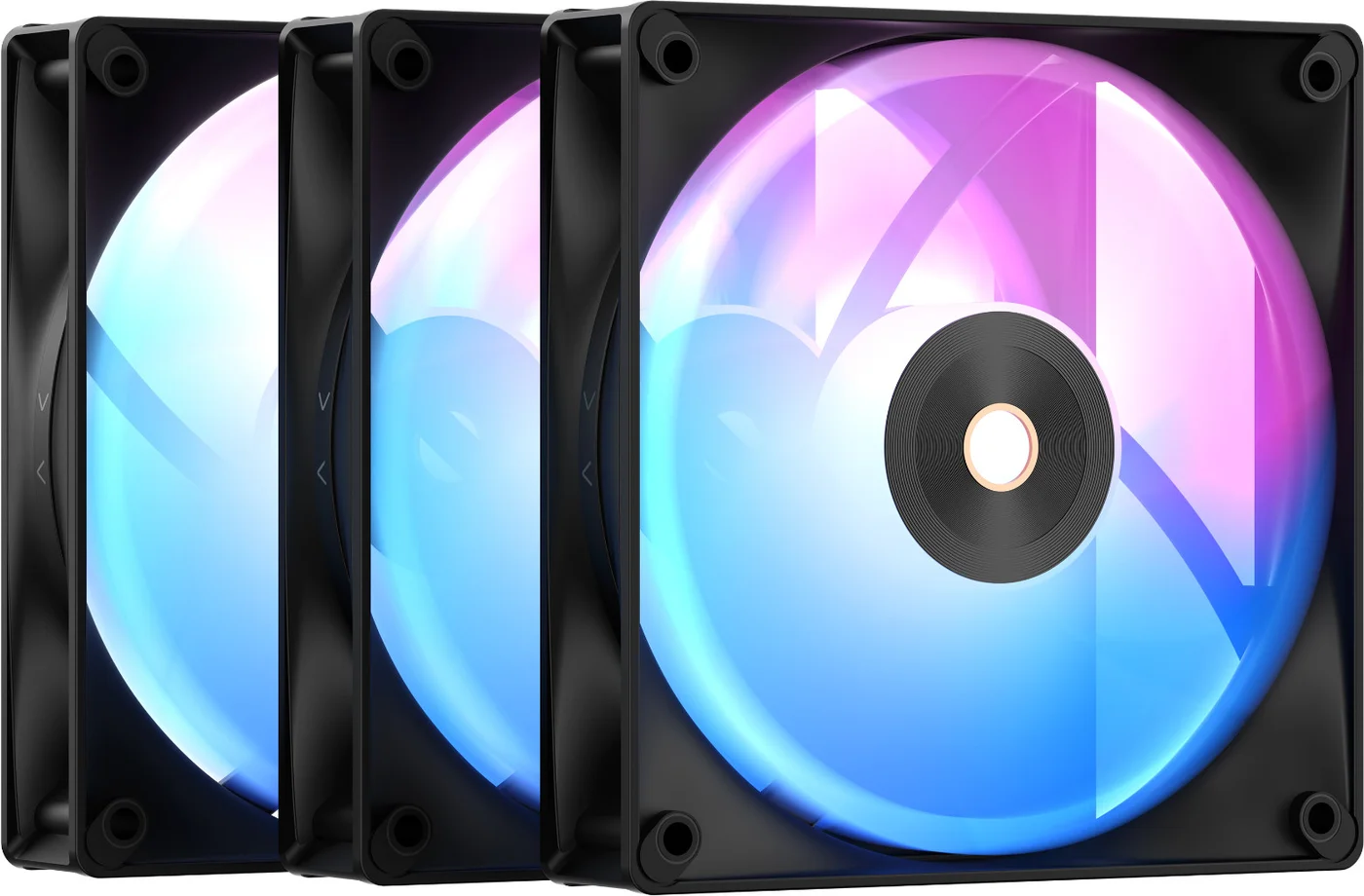 Комплект вентиляторов для корпуса Ocypus Delta F12 ARGB 3 IN 1 BK (Delta-F12-BK3AM00X-GL)