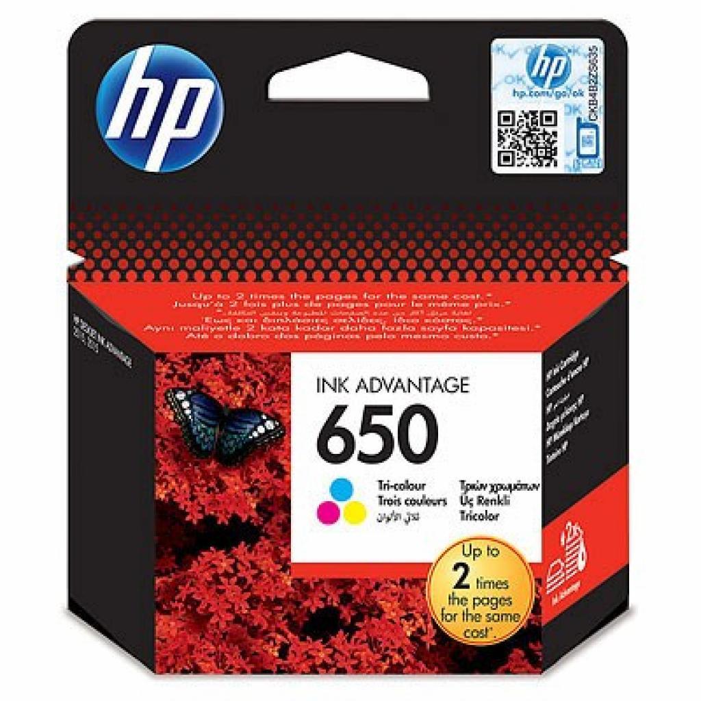 Картридж HP 650 трёхцветный (CZ102AE)