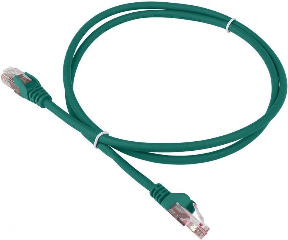 Патч-корд Lanmaster LSZH UTP кат.6, 5.0 м LAN-PC45/U6-5.0-GN зеленый