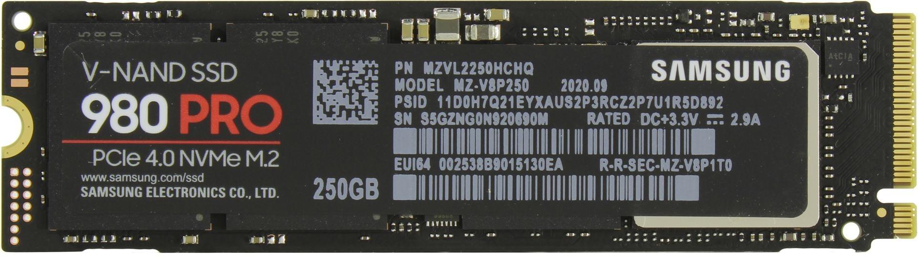 SSD диск Samsung 990 Pro 4TB (MZ-V9P4T0BW)