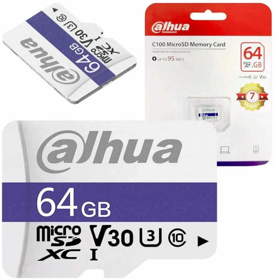 Карта памяти Dahua DHI-TF-C100/64GB