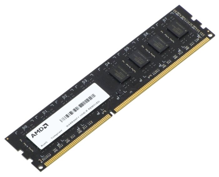 Оперативная память AMD DDR3-1333 4GB PC-10600 (R334G1339U1S-UO)