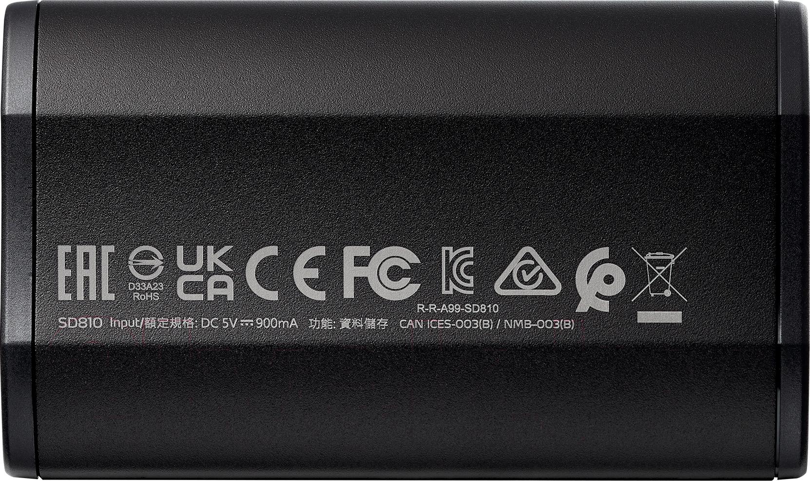 Внешний накопитель A-Data 2TB EXT SD810-2000G-CBK