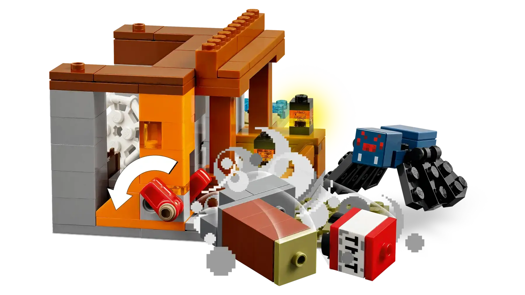 Конструктор Lego Minecraft Экспедиция на рудник Броненосец (21269)