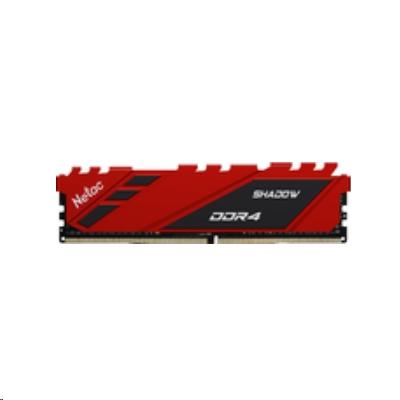 Оперативная память Netac Shadow 16Gb DDR4 Red (NTSDD4P26SP-16R)