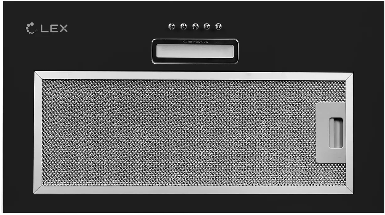 Кухонная вытяжка Lex GS Bloc Light 600 черный (CHTI000374)