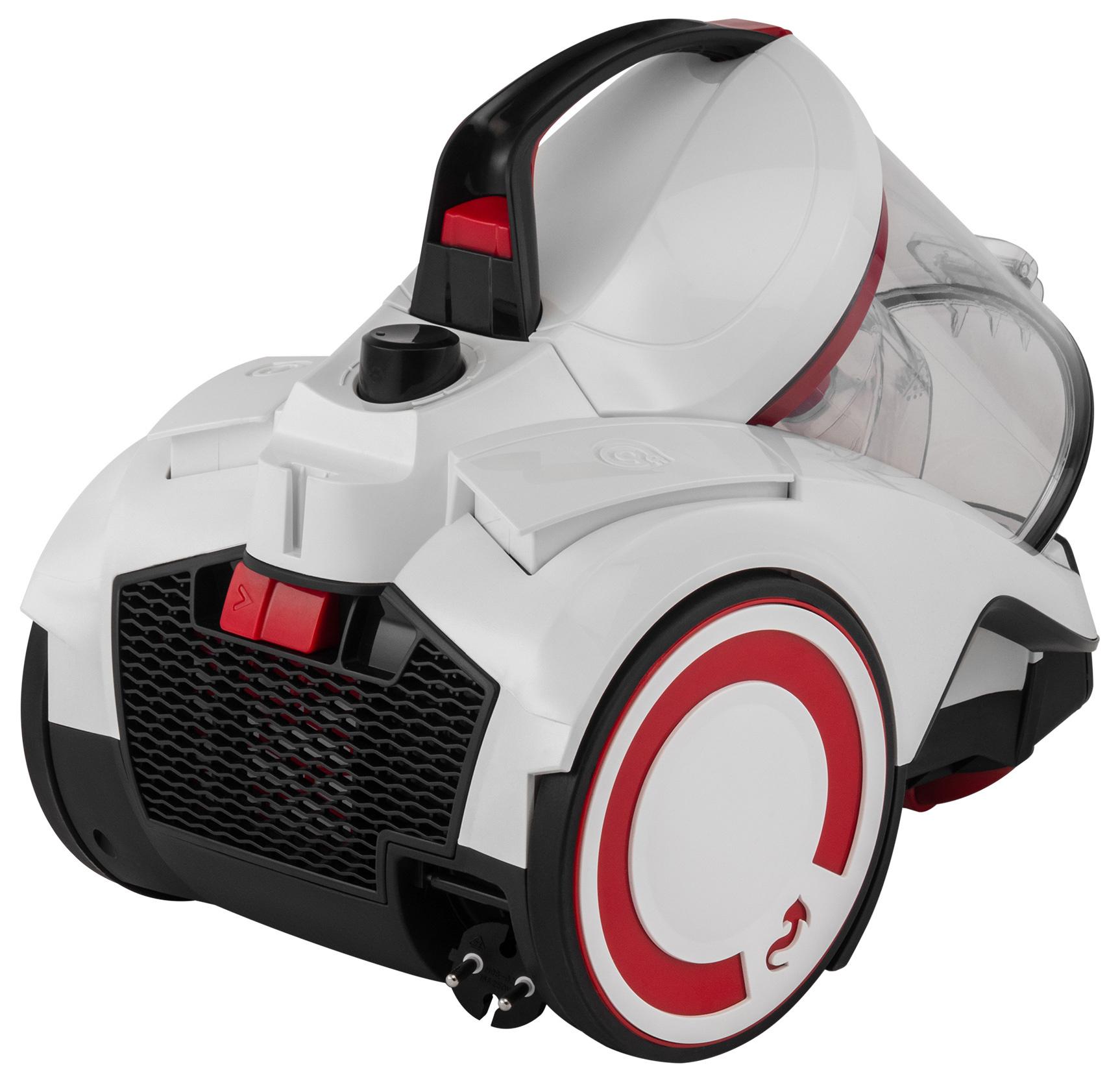 Пылесос StarWind SCV2082 белый/красный