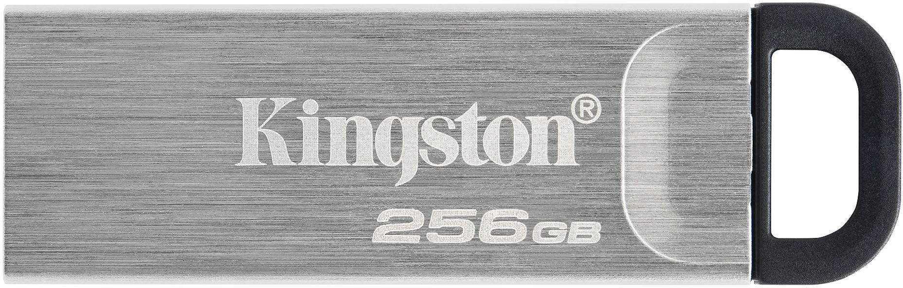 USB Flash-накопитель Kingston DataTraveler Kyson 256GB металл серебристый (DTKN/256GB)