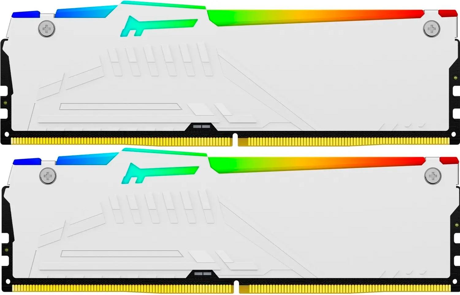 Оперативная память Kingston Fury Beast White Expo RGB DDR5 2x32GB (KF560C36BWEAK2-64)