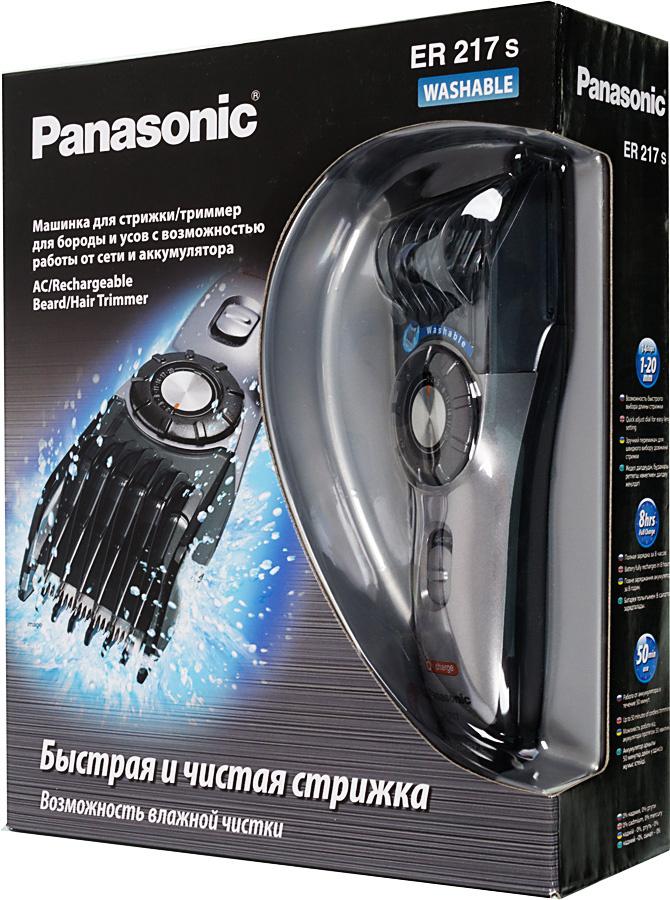 Машинка для стрижки волос Panasonic ER217S520 серебристый
