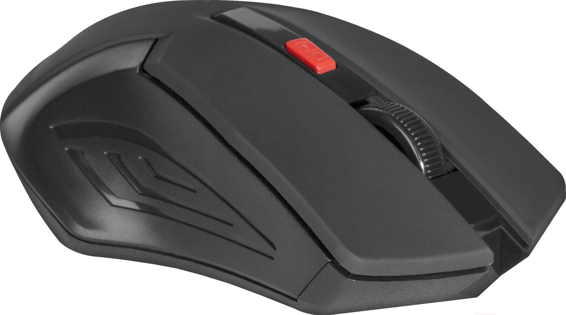 Мышь Defender Accura MM-275 черный/красный (52276)