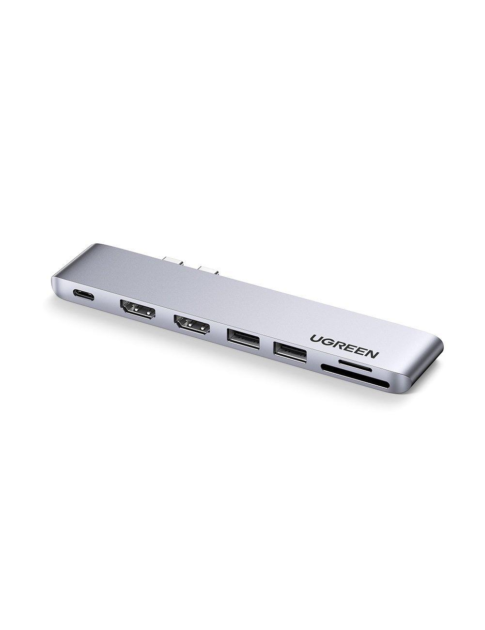 USB-хаб Ugreen CM380-80856 Space Gray (80856)