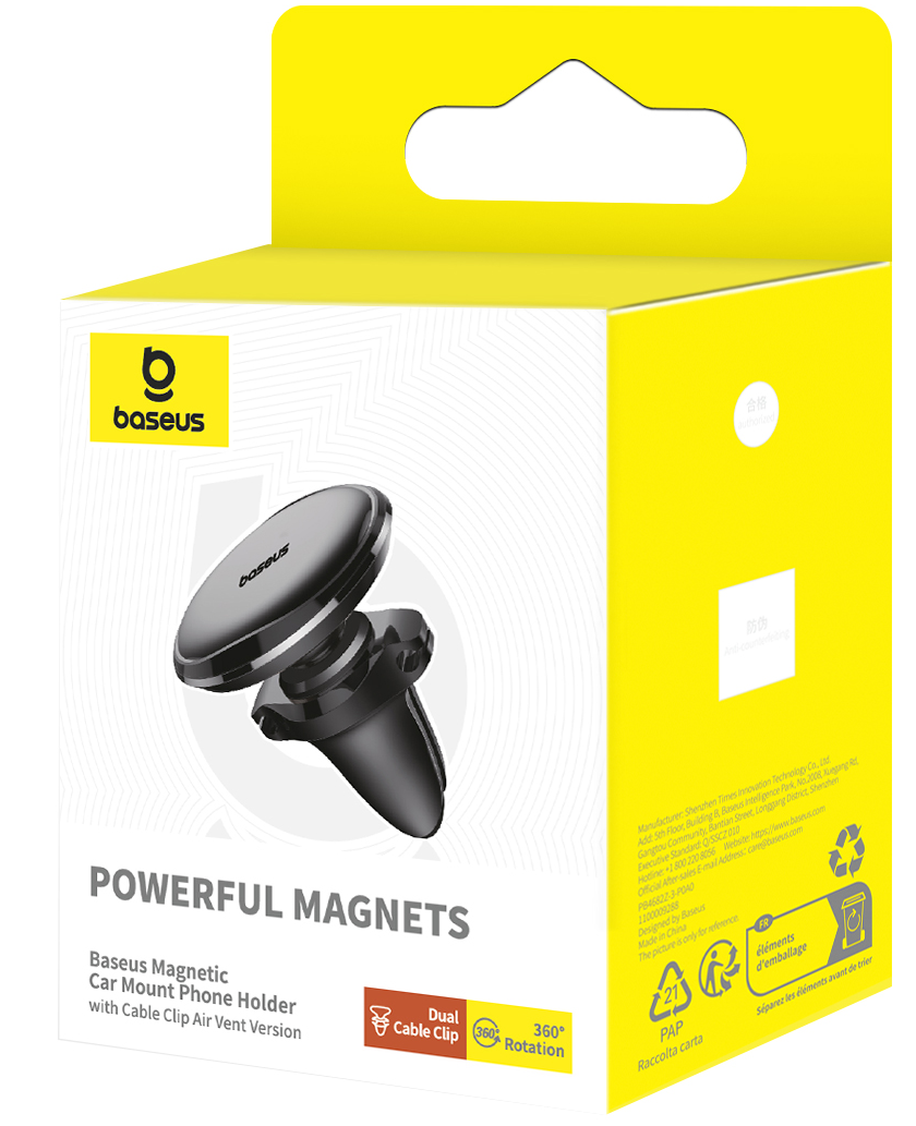 Держатель для смартфона Baseus C40141201113-00 Cluster Black