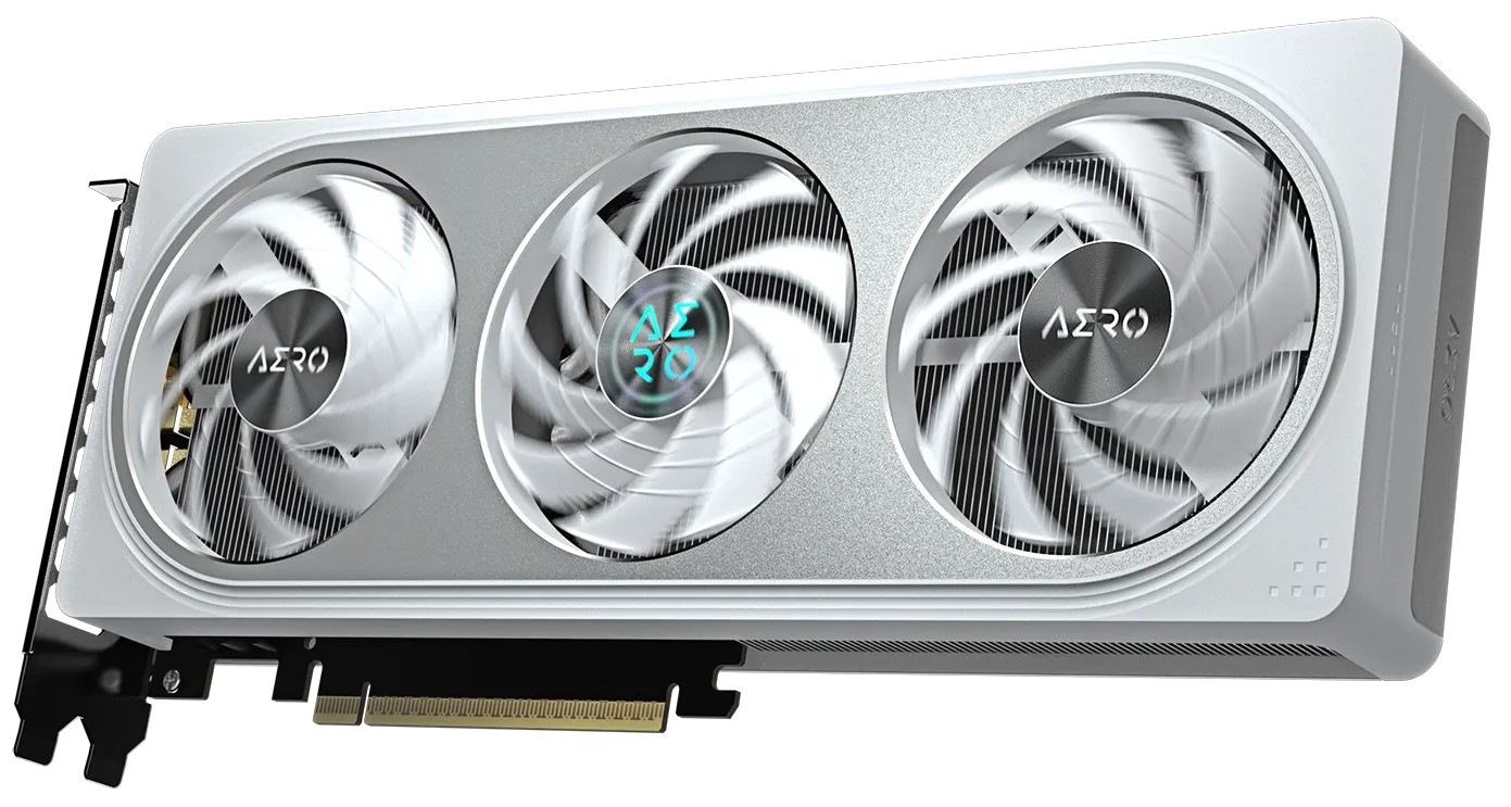 Видеокарта GigaByte GeForce RTX 5060 Ti Aero OC 16GB GDDR7 (GV-N506TAERO OC-16GD)