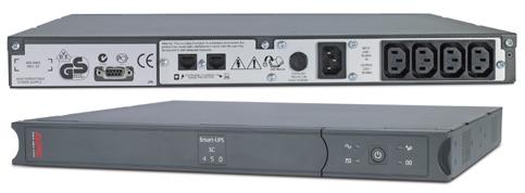 Источник бесперебойного питания APC Smart-UPS SC черный (SC450RMI1U)