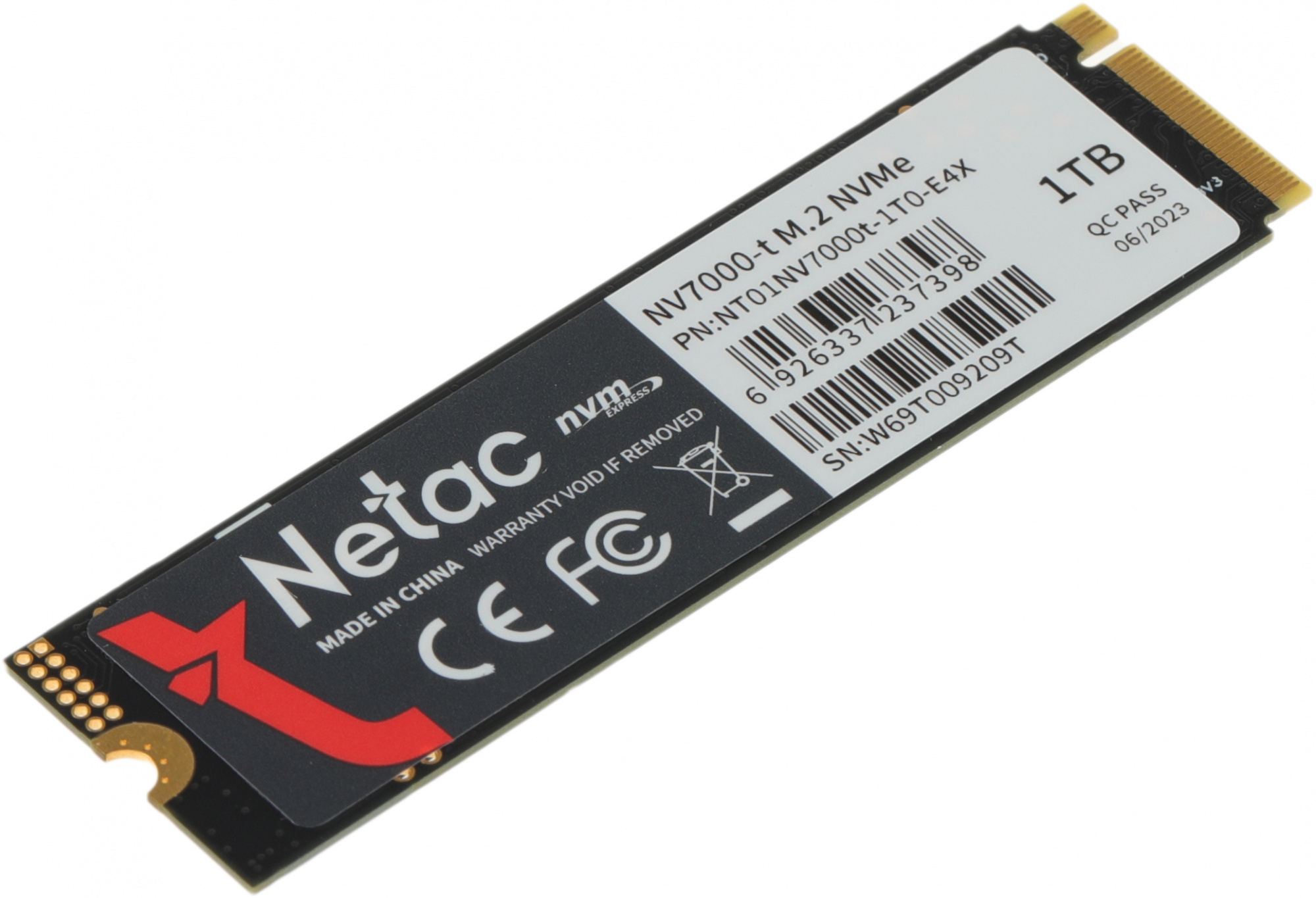 SSD диск Netac NV7000-t 1TB (NT01NV7000t-1T0-E4X)
