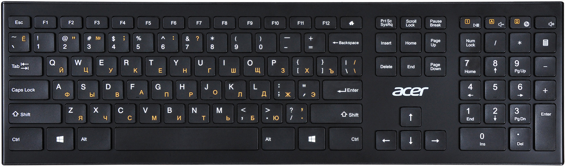 Клавиатура Acer OKR010 черный (ZL.KBDEE.003)