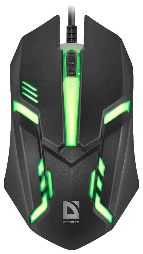 Мышь Defender Cyber MB-560L черный (52560)