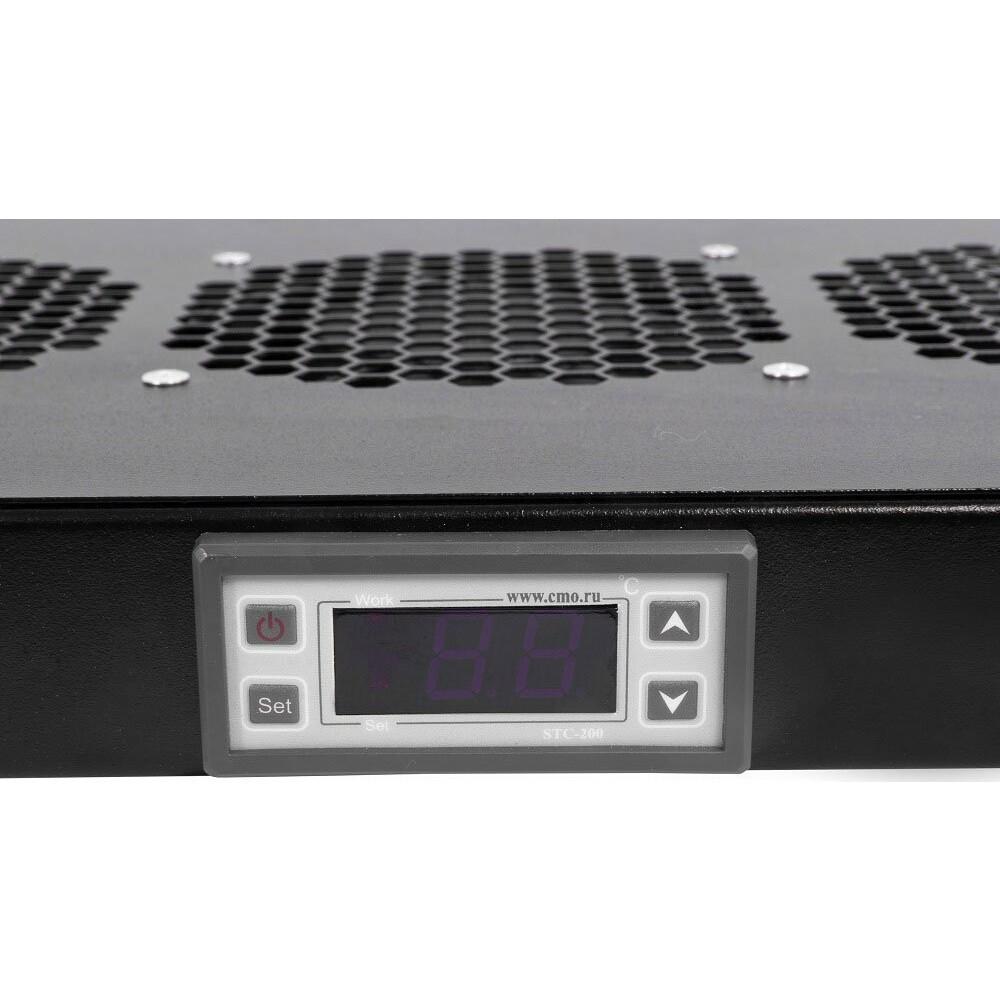 Модуль вентиляторный ЦМО R-FAN-6K-1U-9005 черный