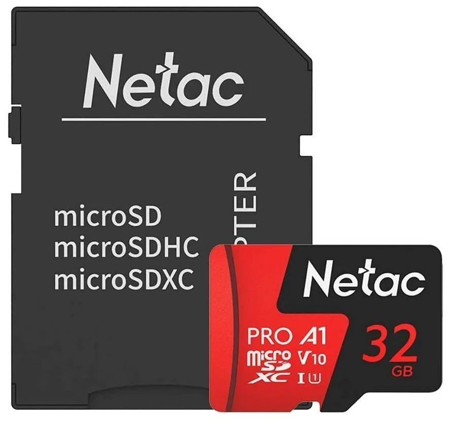 Карта памяти Netac MicroSD P500 Extreme Pro 128GB (NT02P500PRO-128G-S)