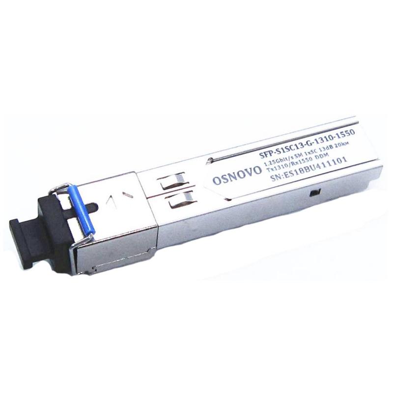 SFP-модуль Osnovo SFP-S1SC13-G-1310-1550-I