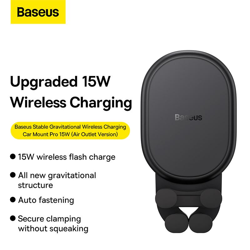 Держатель для смартфона Baseus Stable Pro Black (SUWX030001)