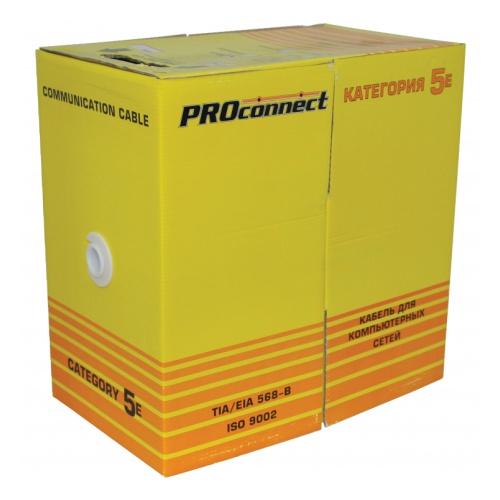 Кабель витая пара Proconnect UTP 4PR 24AWG CAT5e 305м CCA OUTDOOR 01-0045-3