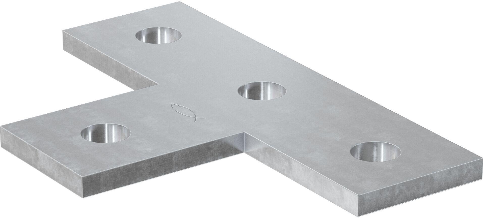 Соеденительный элемент Fischer FFF 90х138х6мм Т-образный 25шт (504500)