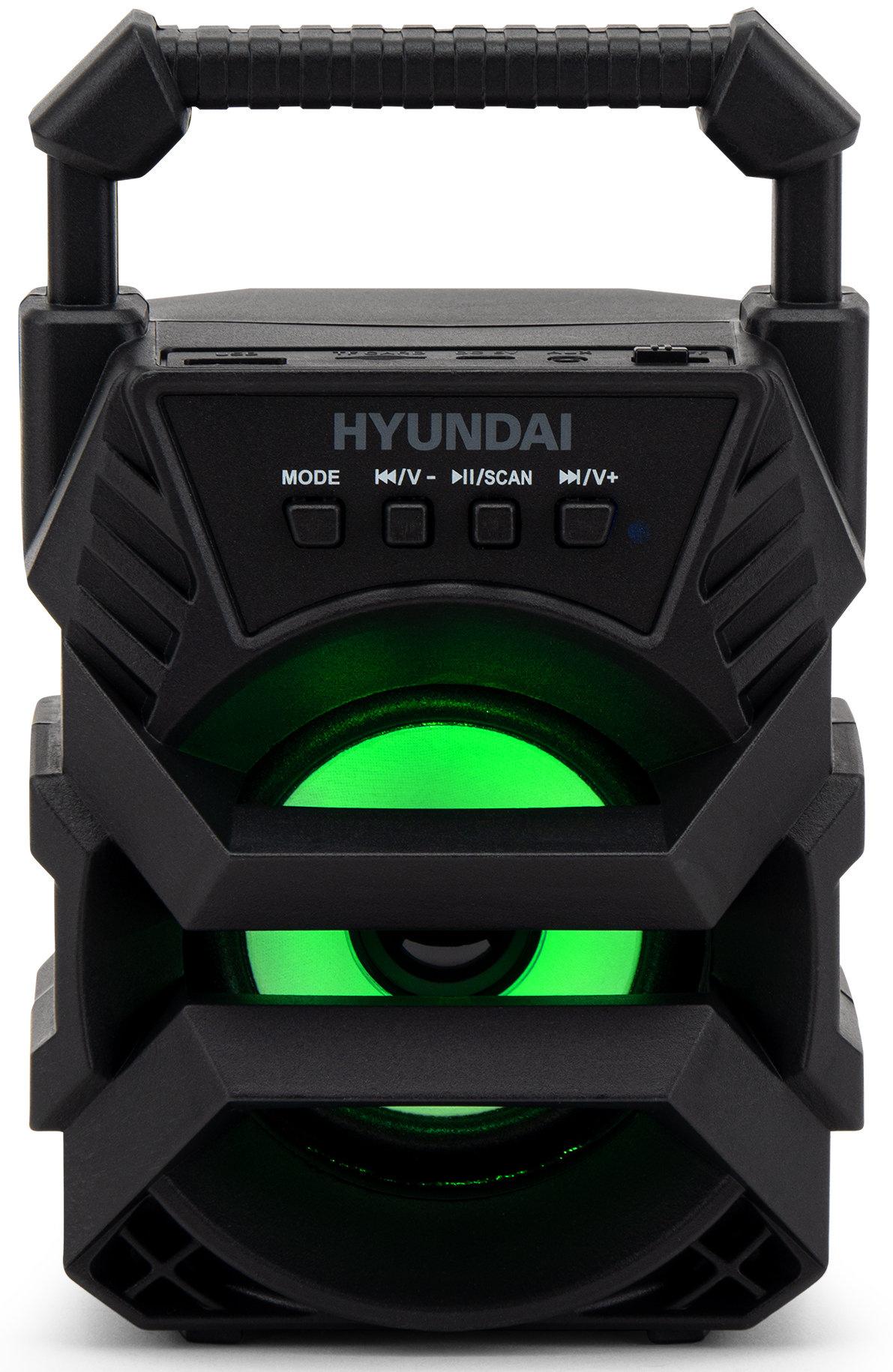 Портативная колонка Hyundai H-PS1000 черный