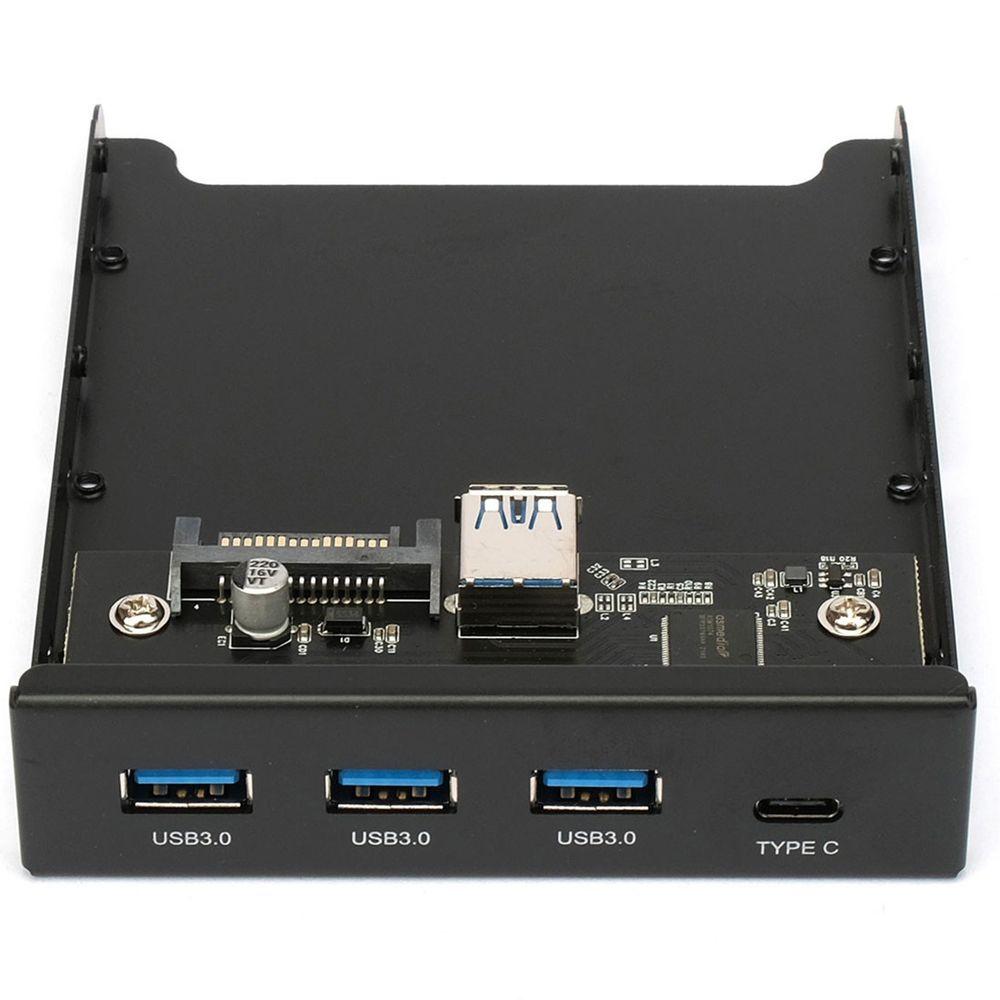 Планка на переднюю панель корпуса Gembird FP3.5-USB3-3A1C