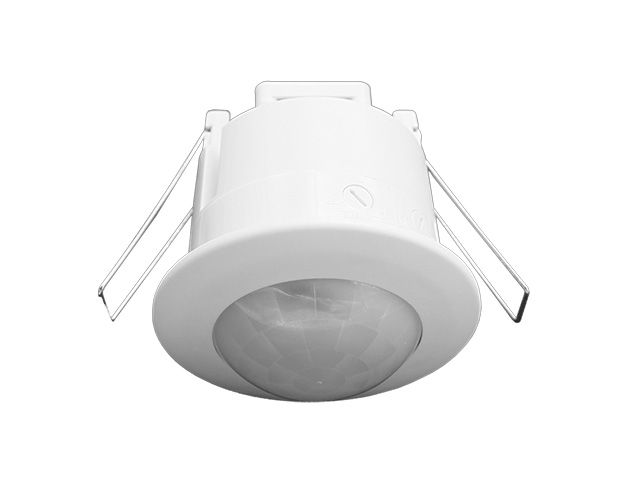 Датчик движения PMS-IR 201 1200Вт 360°  6м IP20 WH Jazzway (Служит для автоматического включения и выключения нагрузки в заданном интервале времени)