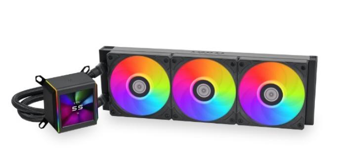 Кулер для процессора Lian Li Galahad II LCD 360 Black (G89.GA2ALCD36B.00)