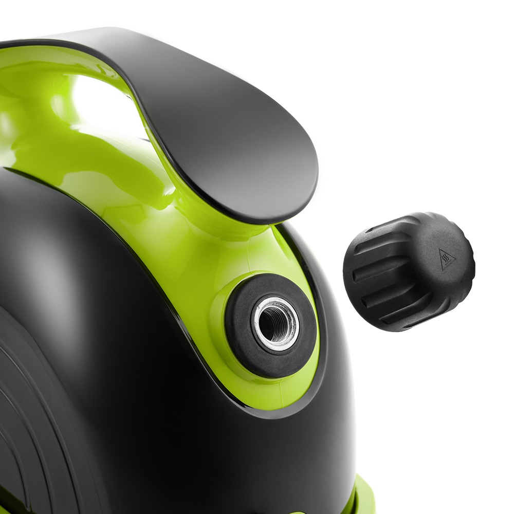 Пароочиститель Kitfort KT-9102-2 черный/салатовый