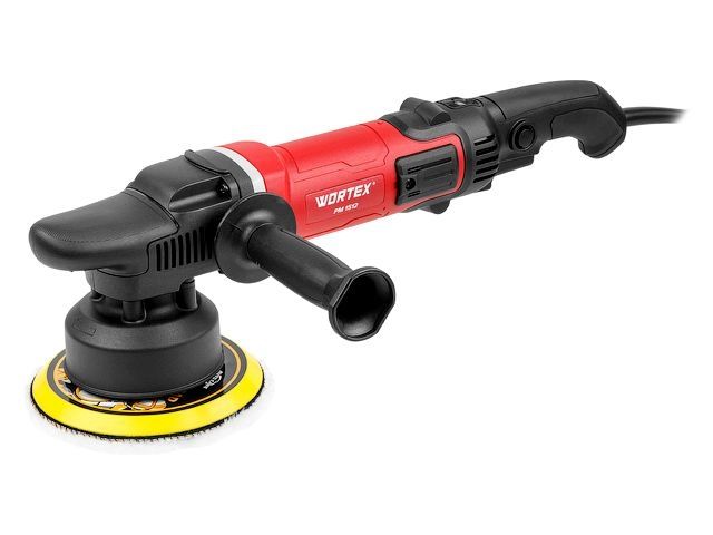 Полировальная машина эксцентриковая WORTEX PM 1512 в кор. 1100 Вт, 150 мм, 1000-4500 об/мин (рег.об., конст.эл., эксцентрик, шнур 4 м)