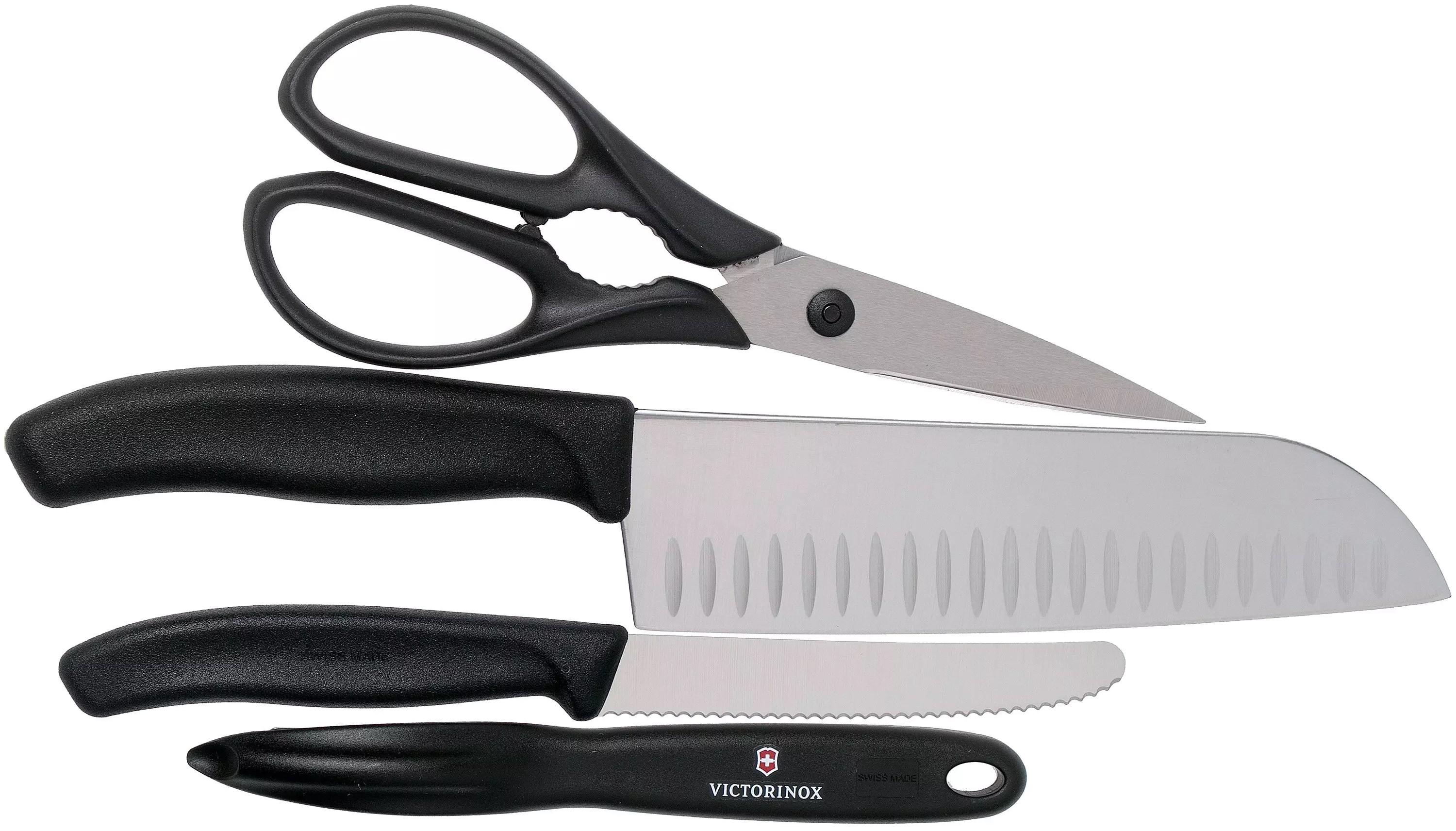 Набор кухонных ножей Victorinox Kitchen Set черный (6.7133.4G)