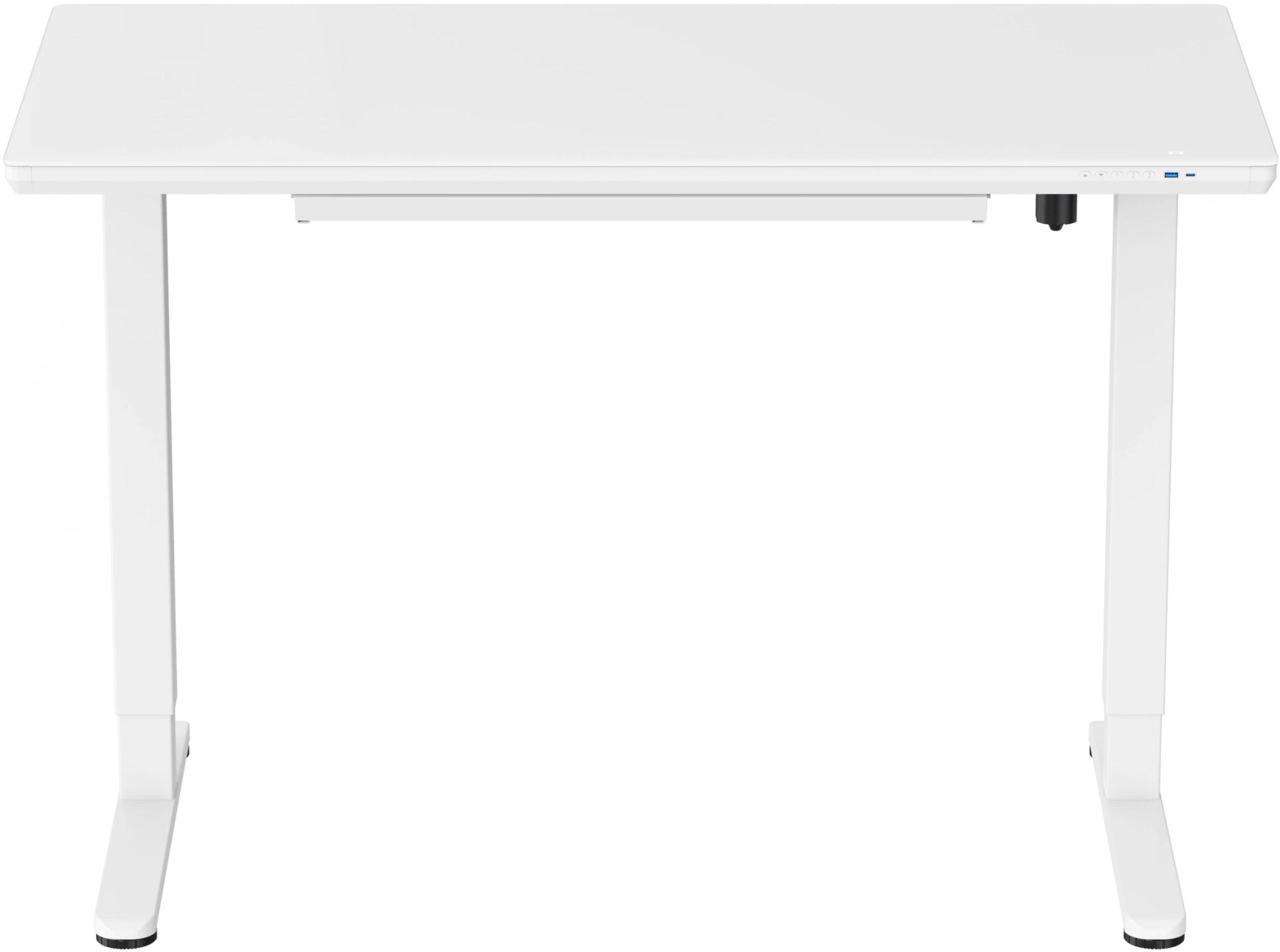 Стол компьютерный Cactus CS-EGD-WWT белый/белый