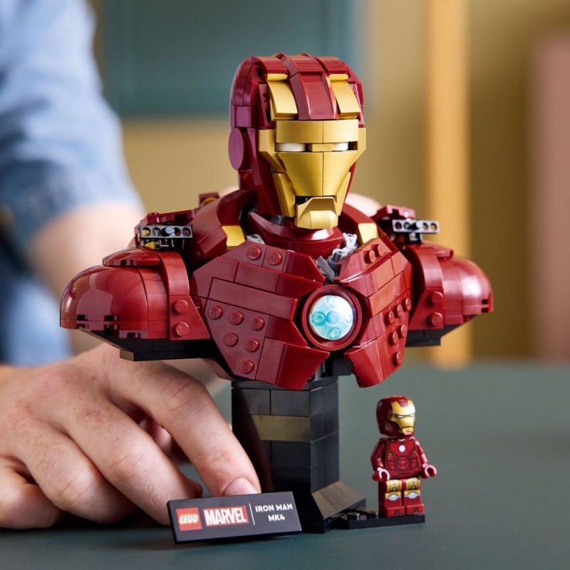 Конструктор Lego Marvel Бюст Железного Человека MK4 (76327)