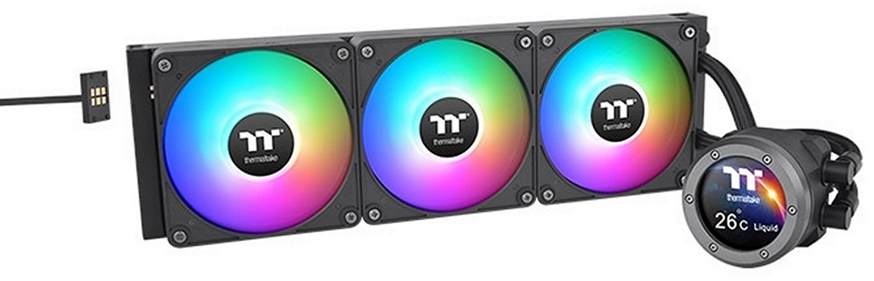 Система жидкостного охлаждения для процессора Thermaltake TH420 V2 Ultra EX ARGB черный (CL-W417-PL14SW-A)