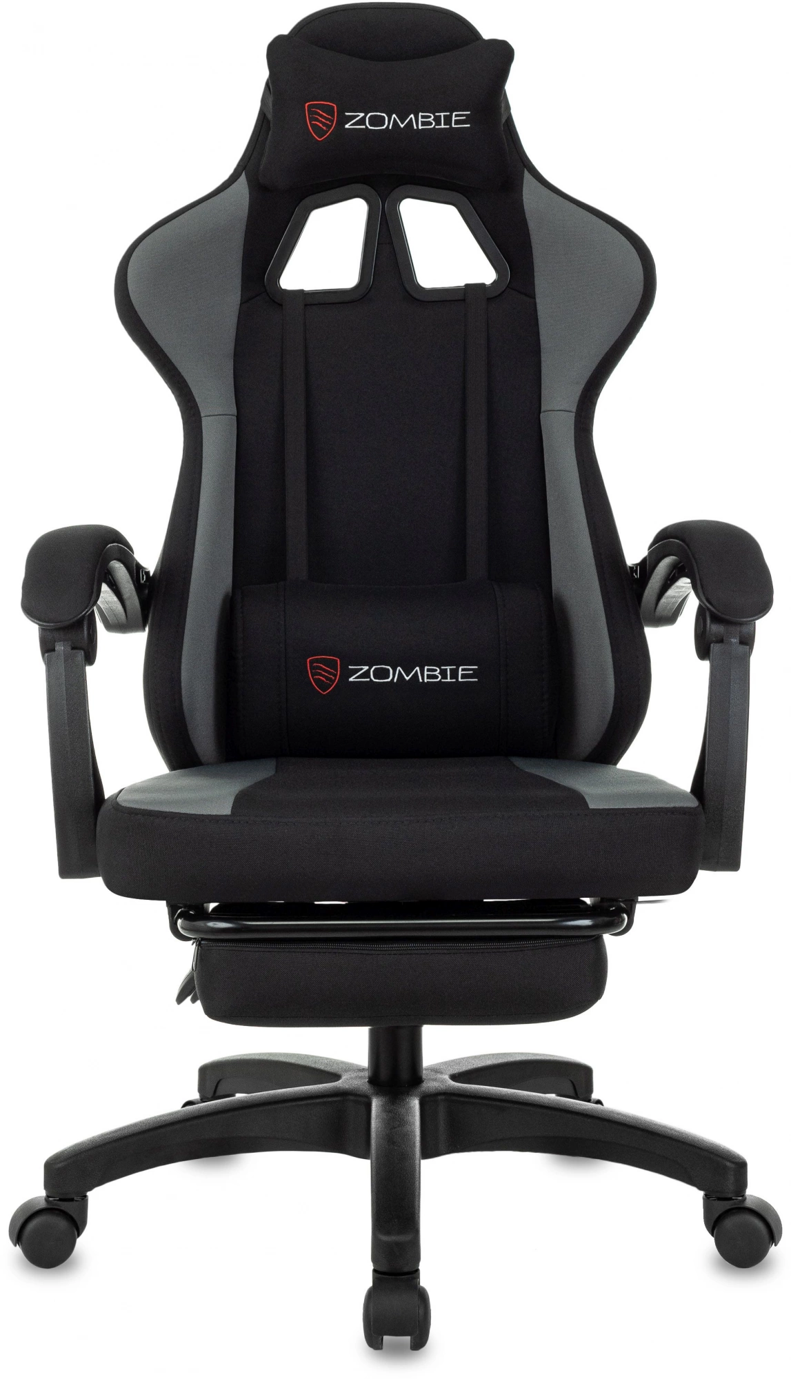 Геймерское кресло Zombie Weaver черный/серый пластик черный (WEAVER G)