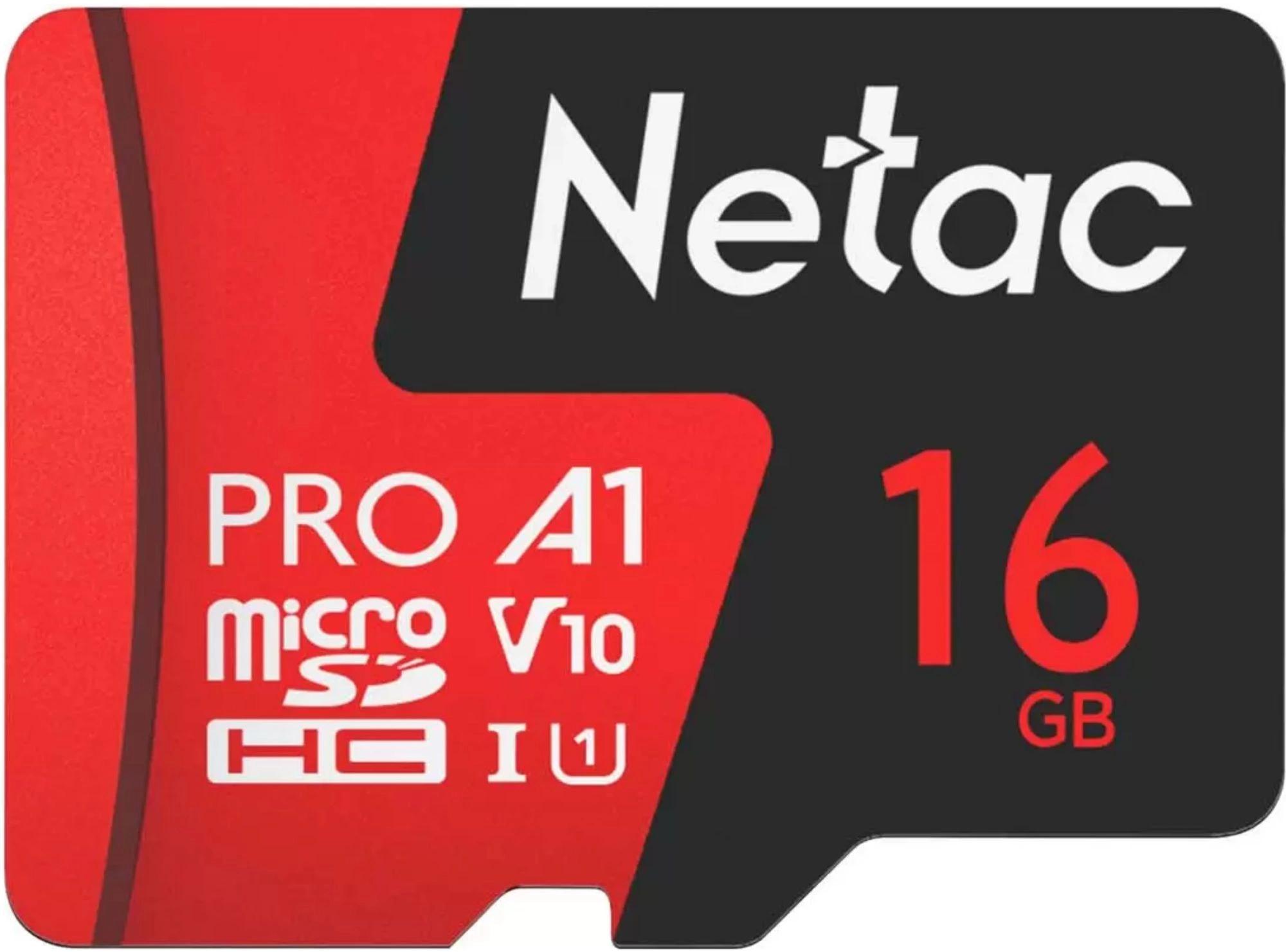 Карта памяти Netac P500 Extreme Pro 16GB с адаптером (NT02P500PRO-016G-R)
