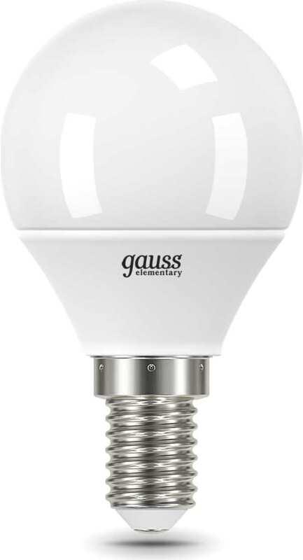 Светодиодная лампочка Gauss LED Elementary Шар 53128