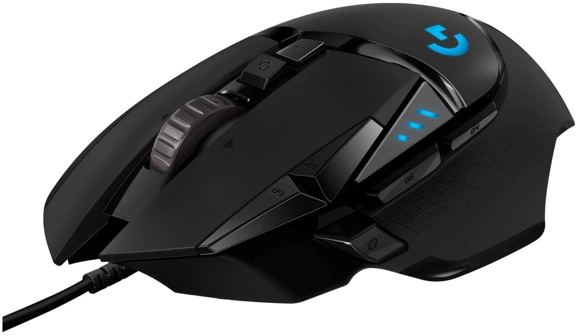 Мышь Logitech G502 Hero черный (910-005474)