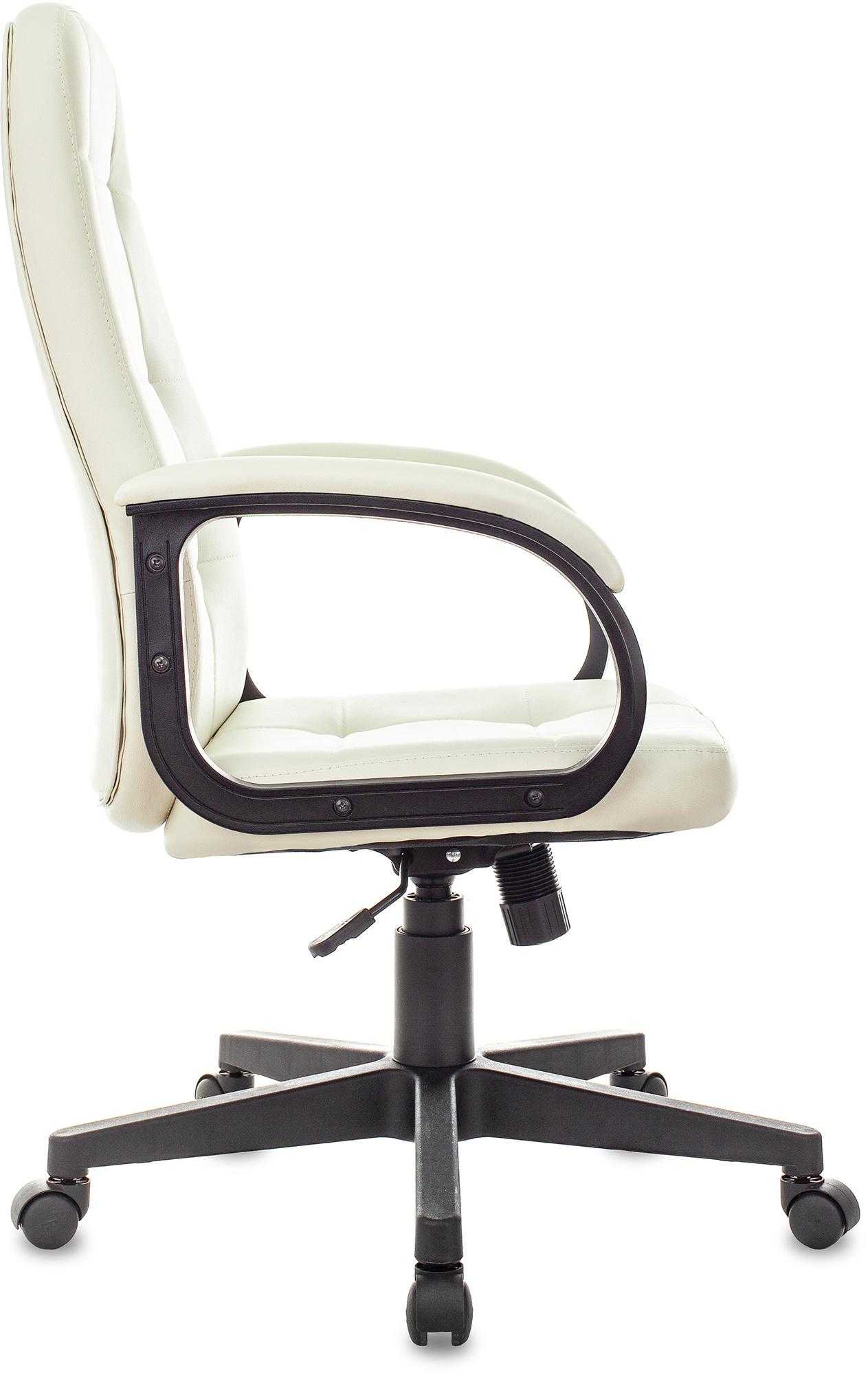 Офисное кресло Бюрократ CH 002 слоновая кость OR-10 эко кожа пластик (CH 002 IVORY)