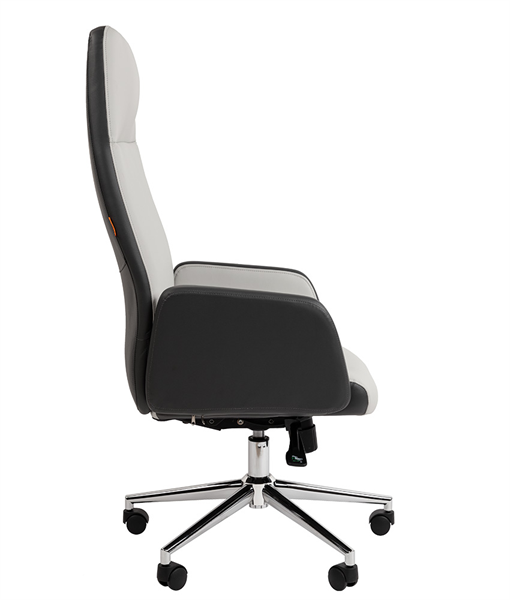 Офисное кресло Chairman 929 экопремиум серый/светло-серый (7174807)