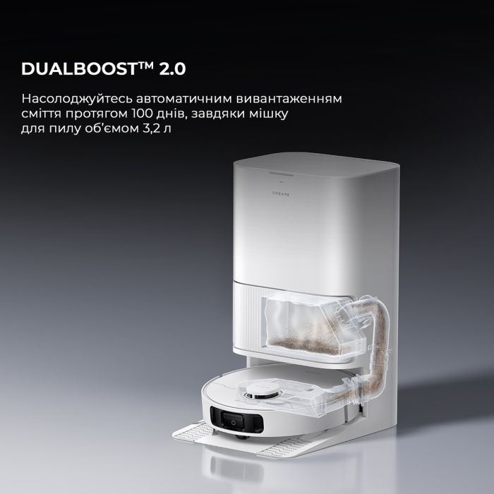 Робот-пылесос Dreame Robot Vacuum D20 Ultra White (RLD31SE)